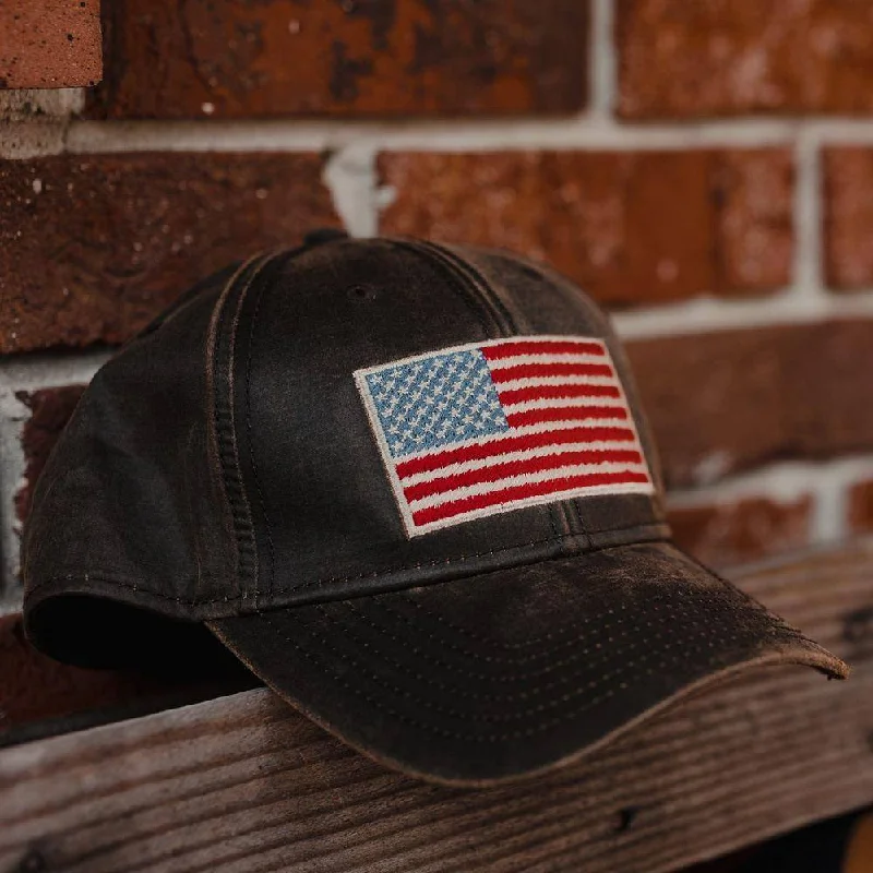 Full Color Flag Waxed Hat