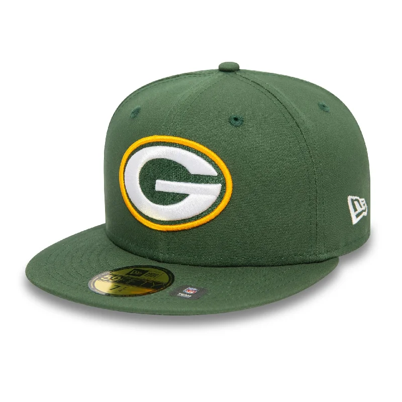 Green Bay Packers NFL Official Team Colours Dark Green 59FIFTY Fitted Cap