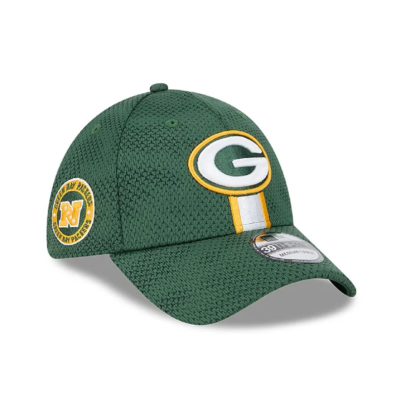 Green Bay Packers NFL Sideline 2024 Dark Green 39THIRTY Stretch Fit Cap