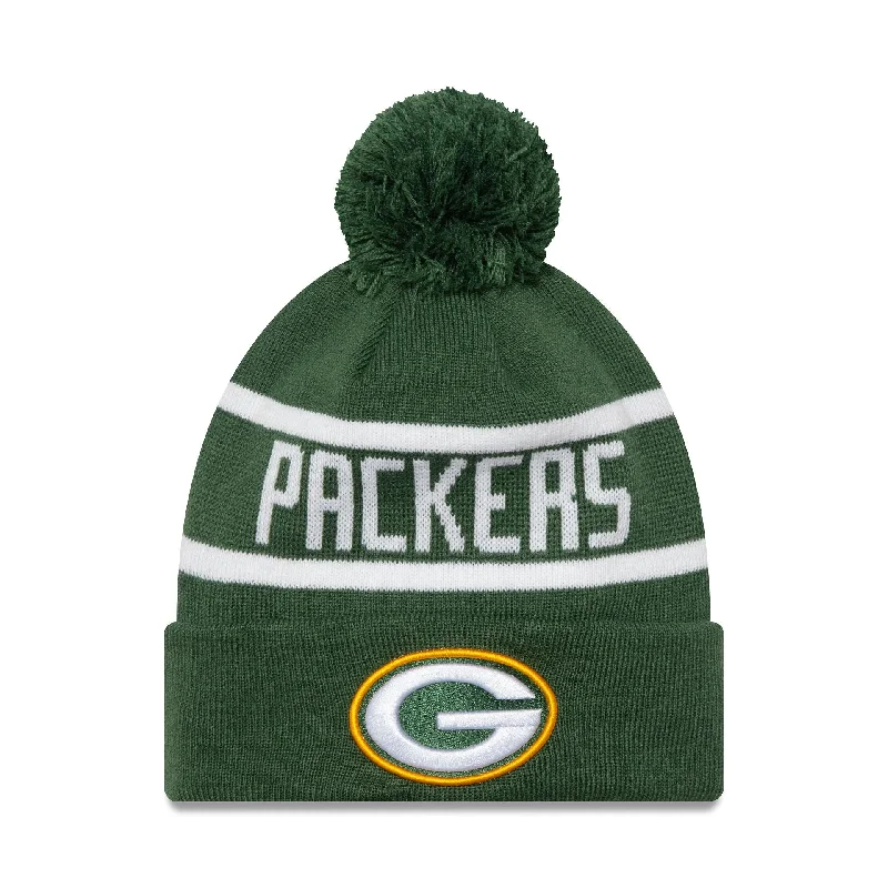 Green Bay Packers Official Team Colour NFL Dark Green Jake Knit Beanie Hat