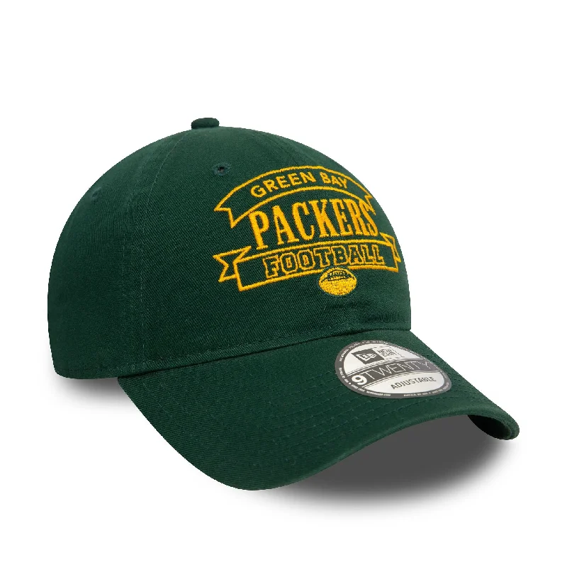 Green Bay Packers Retro NFL Dark Green 9TWENTY Adjustable Cap