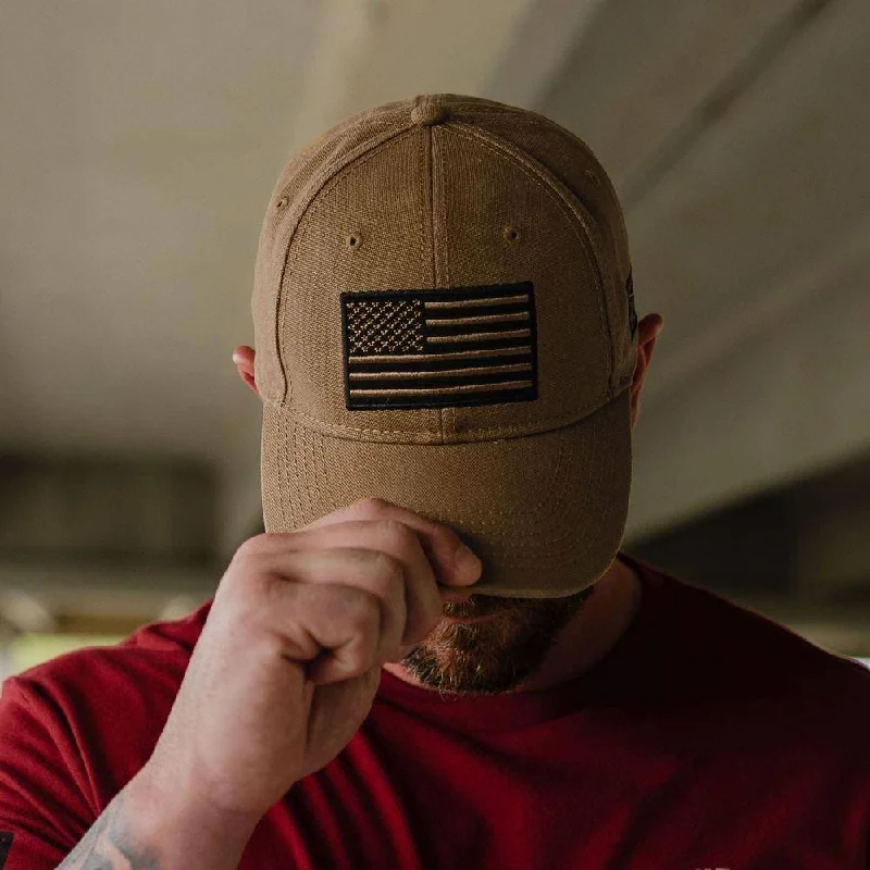 Embroidered American Flag Hat