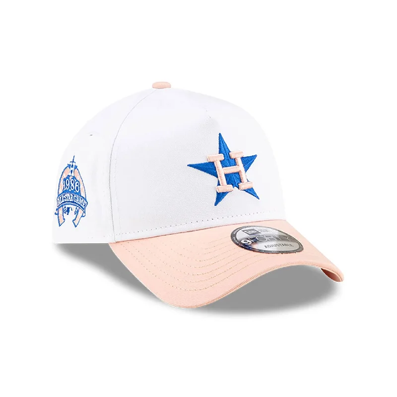 Houston Astros MLB Pastel White 9FORTY A-Frame Adjustable Cap