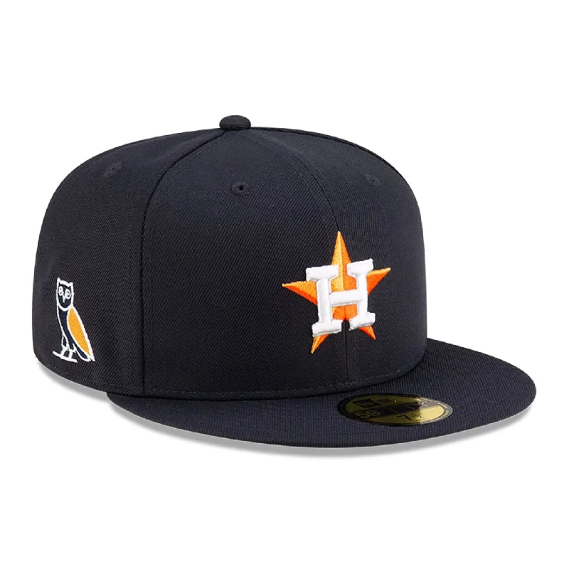 Houston Astros OVO x MLB 2024 Navy 59FIFTY Fitted Cap