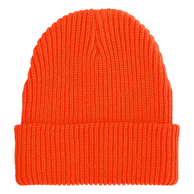 Independent Baseline Beanie Long Shoreman Hat - Safety Orange