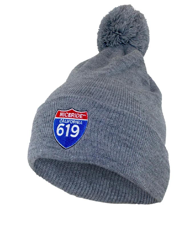 "Interstate 619" Puff Beanie