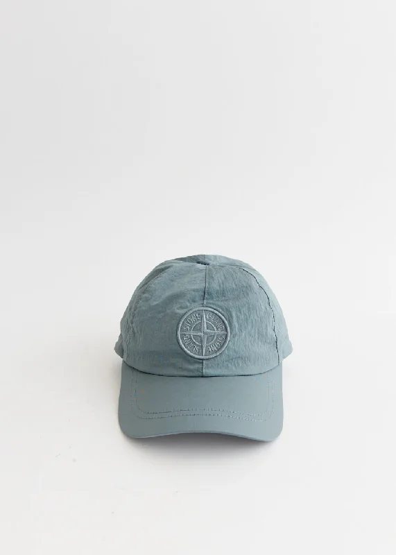 Iridescent Nylon Metal Six Panel Cap