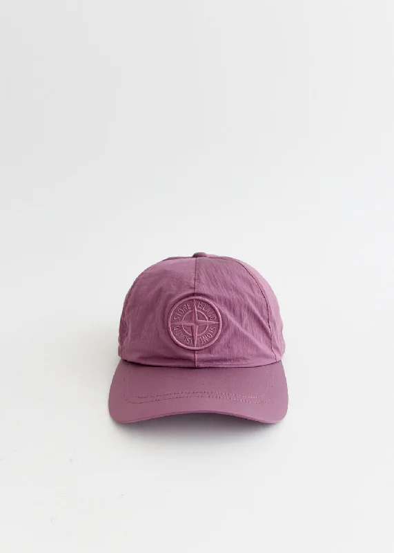 Iridescent Nylon Metal Six Panel Cap