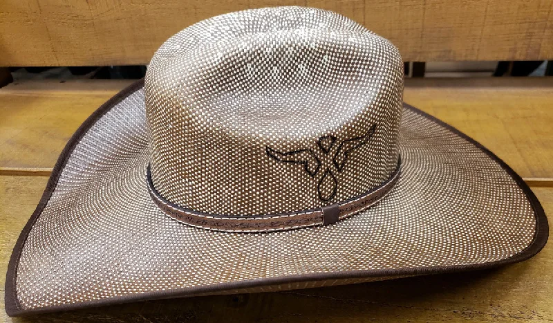 Wrangler Brown Straw Milano Cowboy Hat