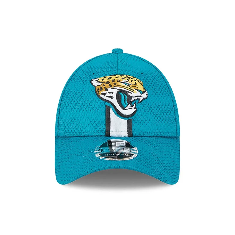 Jacksonville Jaguars NFL Sideline 2024 Turquoise 9FORTY Stretch Snap Cap