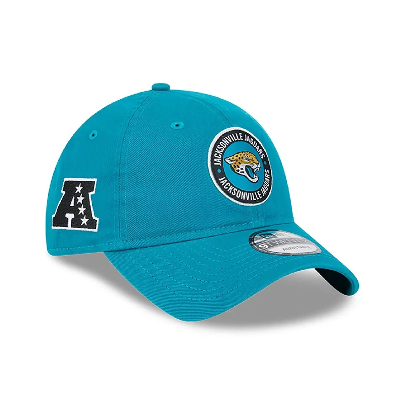 Jacksonville Jaguars NFL Sideline 2024 Turquoise 9TWENTY Adjustable Cap