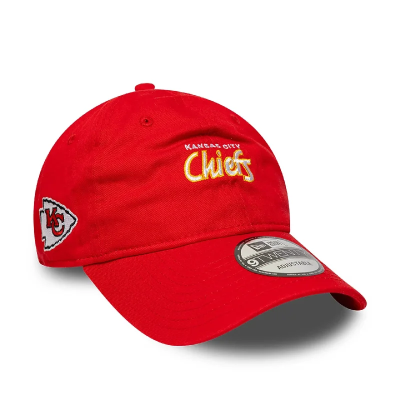 Kansas City Chiefs NFL International Series Games 2024 Red 9TWENTY Adjustable Cap