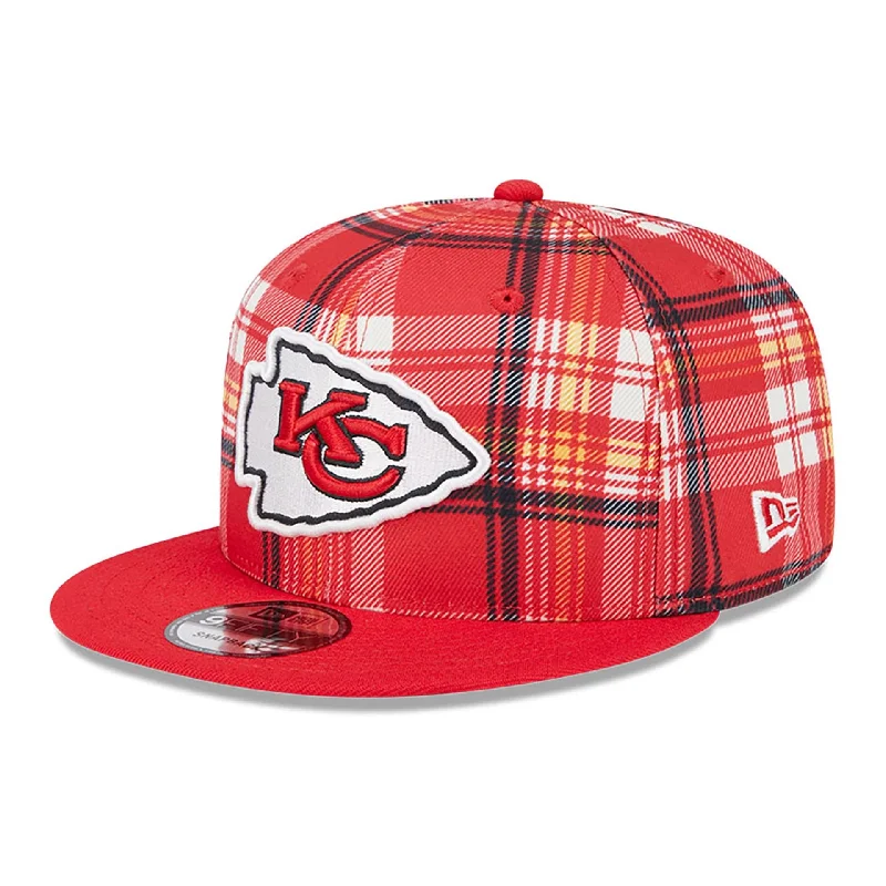 Kansas City Chiefs NFL Sideline 2024 Red 9FIFTY Snapback Cap