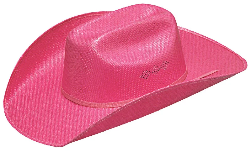 Twister Kids Hot Pink Straw Hat