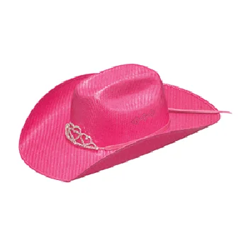 Kid's Hot Pink Tiara Hat