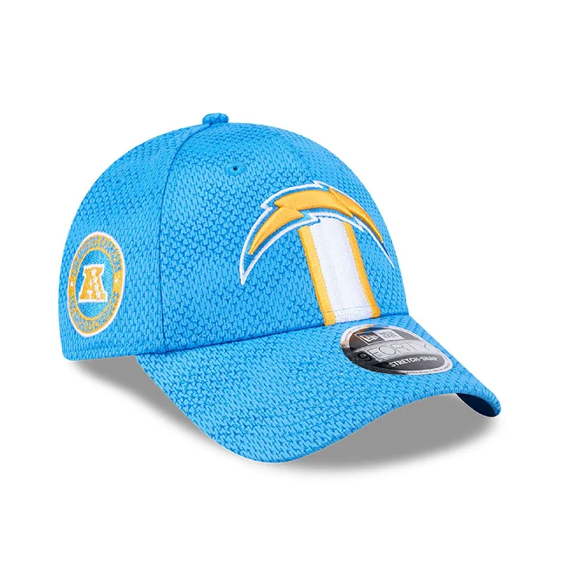 LA Chargers NFL Sideline 2024 Blue 9FORTY Stretch Snap Cap