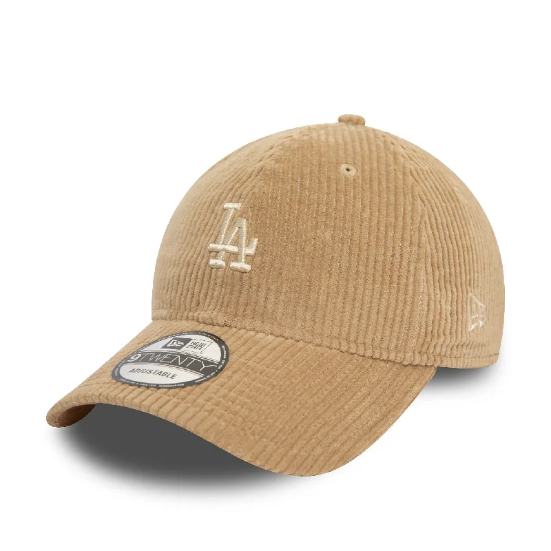 LA Dodgers Cord Beige 9TWENTY Adjustable Cap