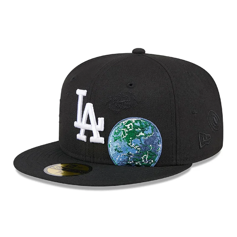 LA Dodgers Global Black 59FIFTY Fitted Cap