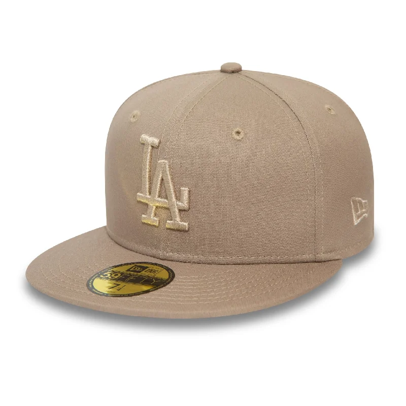 LA Dodgers League Essential Pastel Brown 59FIFTY Fitted Cap