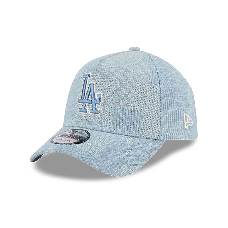 LA Dodgers Logo Essentials Open Blue 9FORTY A-Frame Adjustable Cap