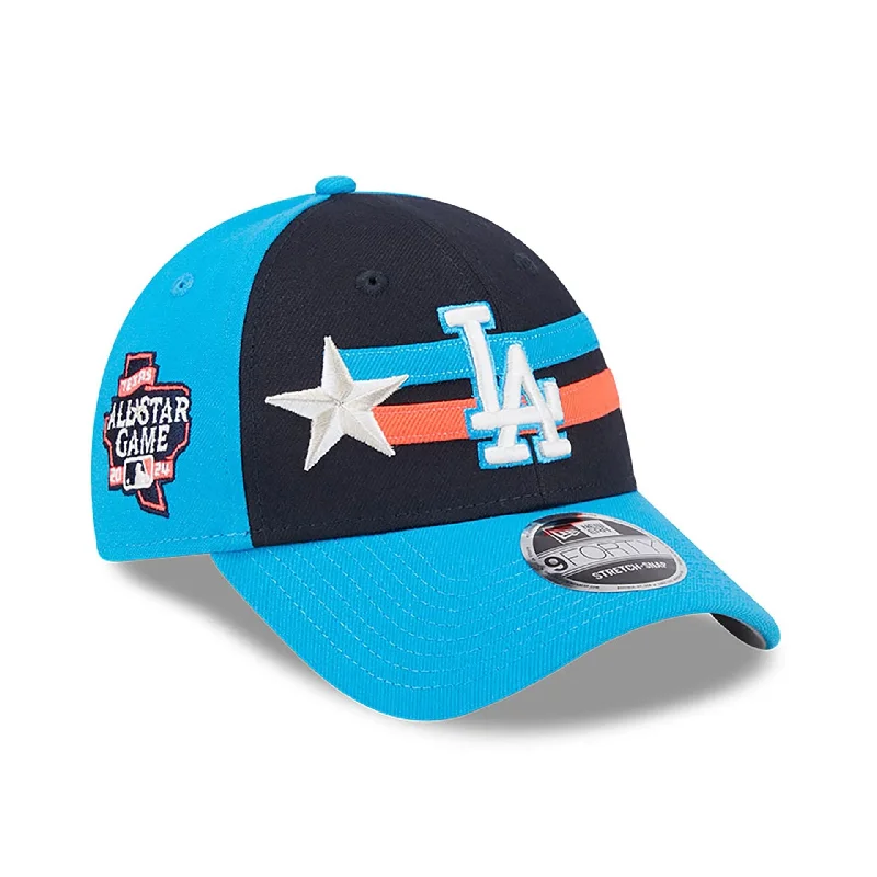 LA Dodgers MLB All Star Game 2024 Blue 9FORTY Stretch Snap Cap