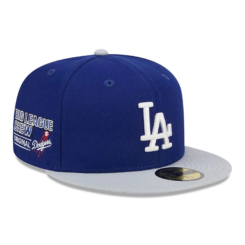 LA Dodgers MLB Big League Chew Dark Blue 59FIFTY Fitted Cap