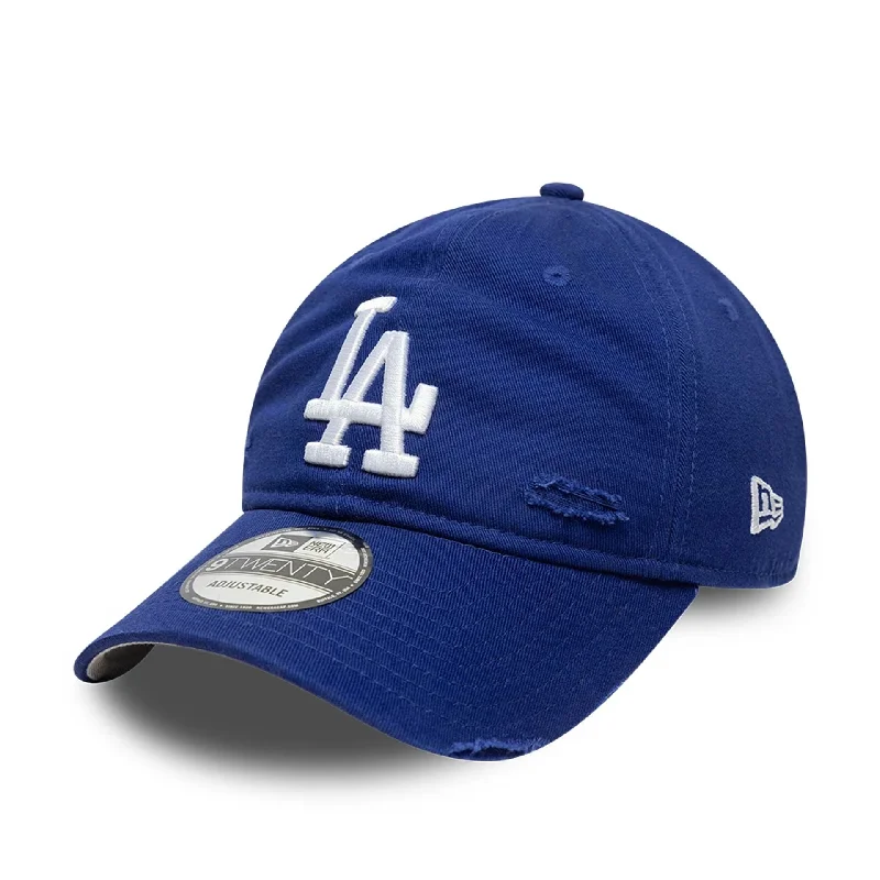 LA Dodgers MLB Distressed Dark Blue 9TWENTY Adjustable Cap