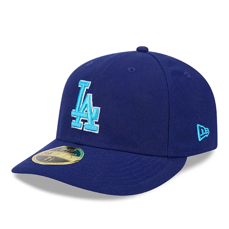 LA Dodgers MLB Father's Day 2024 Dark Blue Low Profile 59FIFTY Fitted Cap