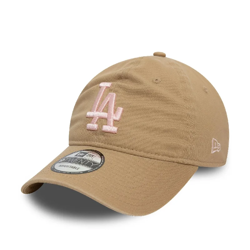 LA Dodgers Neutral Washed Beige 9TWENTY Adjustable Cap