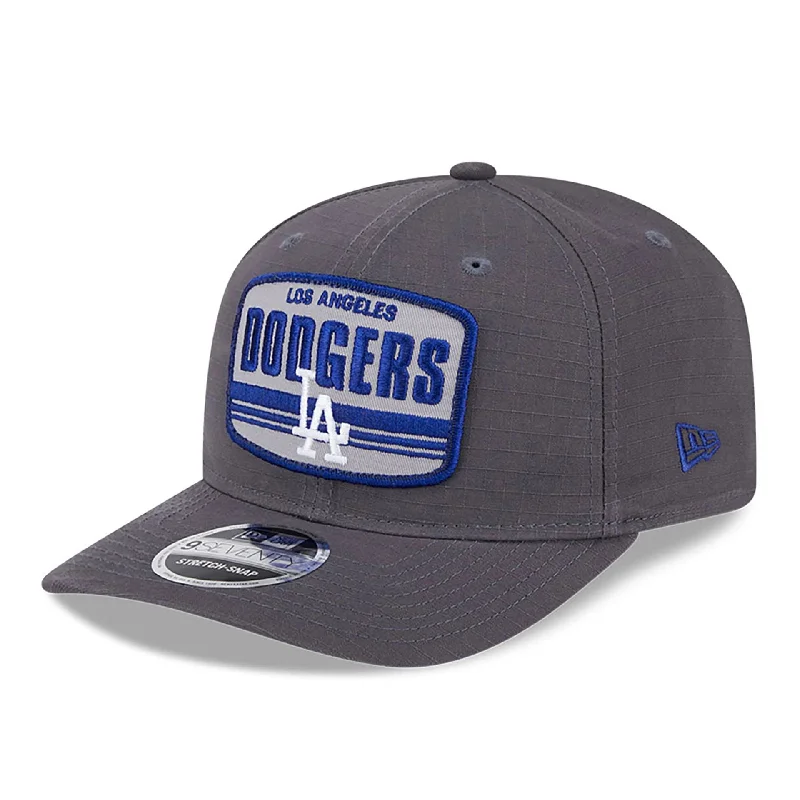 LA Dodgers Team Elevated Dark Grey 9SEVENTY Stretch Snap Adjustable Cap