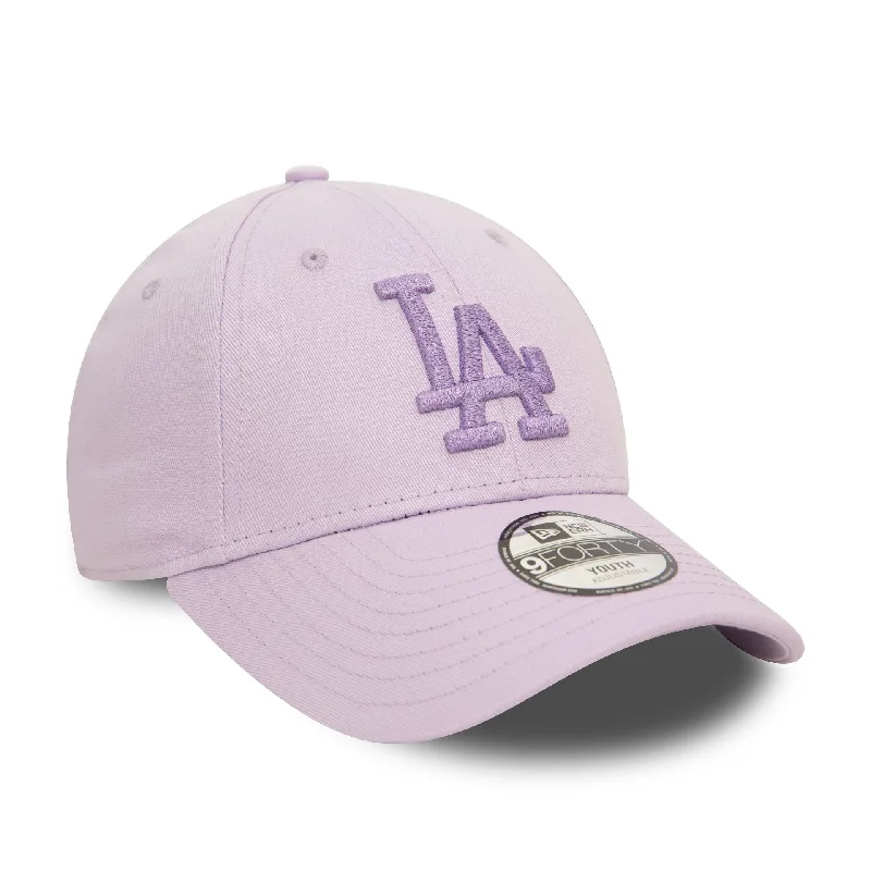 LA Dodgers Youth Metallic Pastel Purple 9FORTY Adjustable Cap