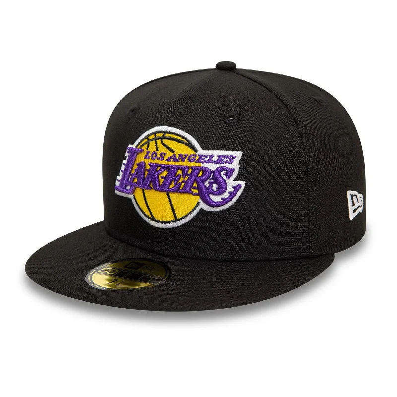 LA Lakers NBA Essential Black 59FIFTY Fitted Cap