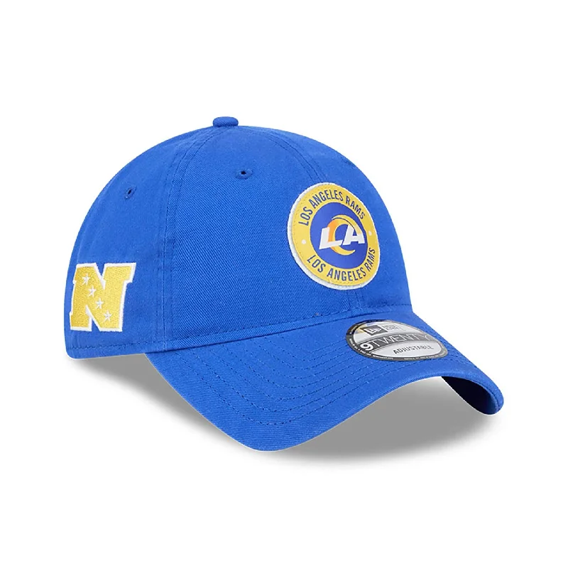 LA Rams NFL Sideline 2024 Blue 9TWENTY Adjustable Cap