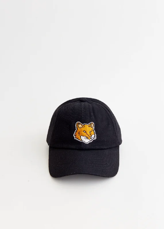 Large Fox Head Six Panel Cap