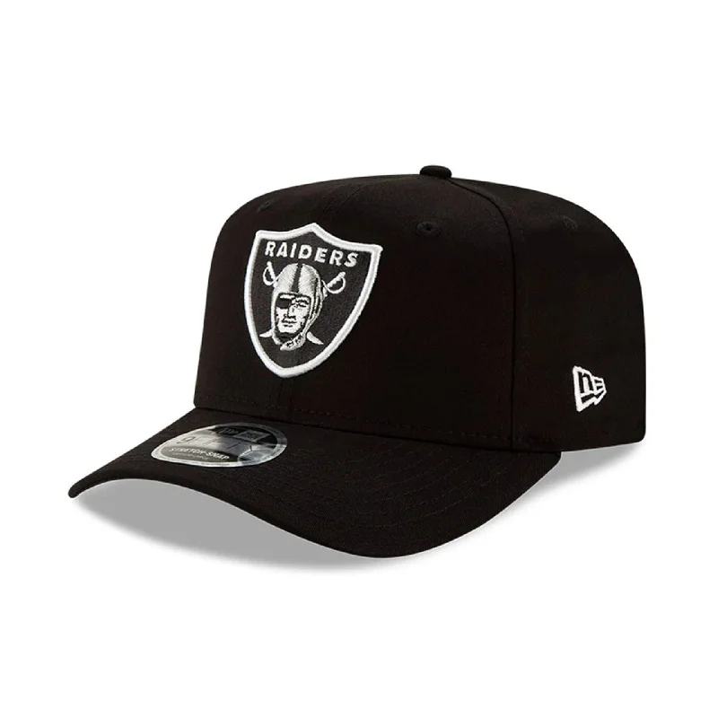 Las Vegas Raiders Black 9FIFTY Stretch Snap Cap