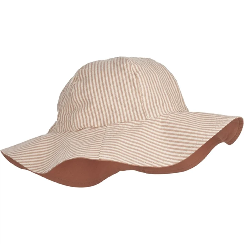 Liewood Amelia Sun hat Stripe Tuscany Rose/Sandy