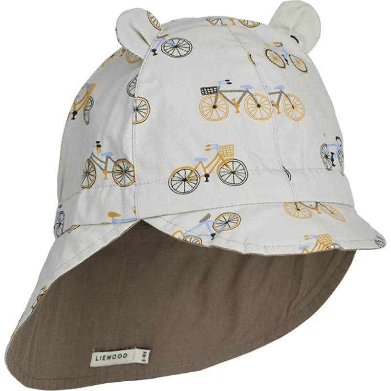 Liewood Gorm Sun Hat Bicycle Cloud Blue