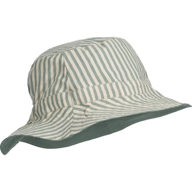 Liewood Sander Sun Hat Stripe Peppermint/Sandy