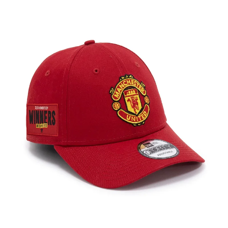 Manchester United FC Womens FA Cup Winners Red 9FORTY Adjustable Cap