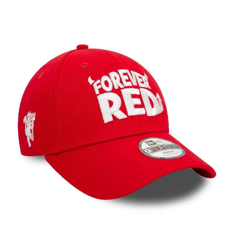 Manchester United FC Youth Forever Red 9FORTY Adjustable Cap