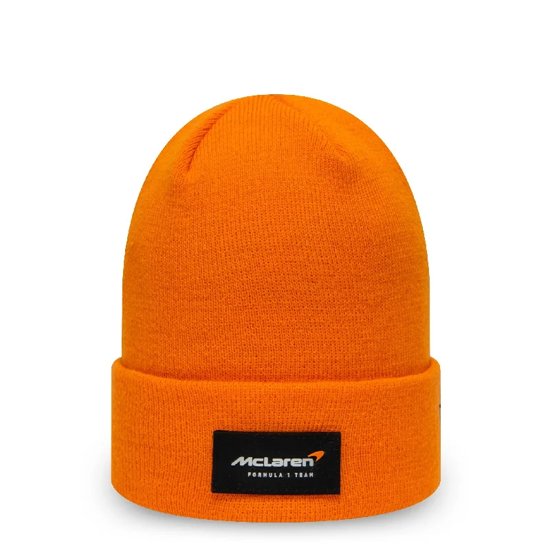 McLaren Racing Orange Cuff Knit Beanie Hat