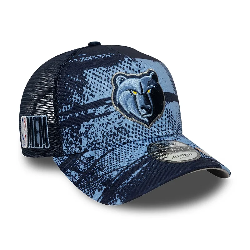 Memphis Grizzlies NBA Tip Off Pastel Blue 9FORTY A-Frame Adjustable Cap