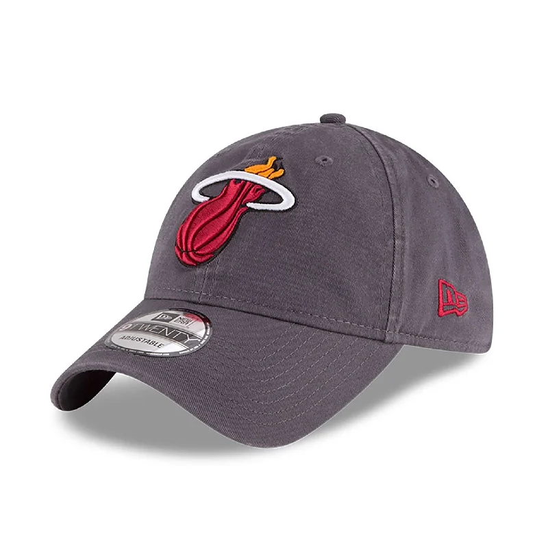 Miami Heat NBA Core Classic Dark Grey 9TWENTY Adjustable Cap