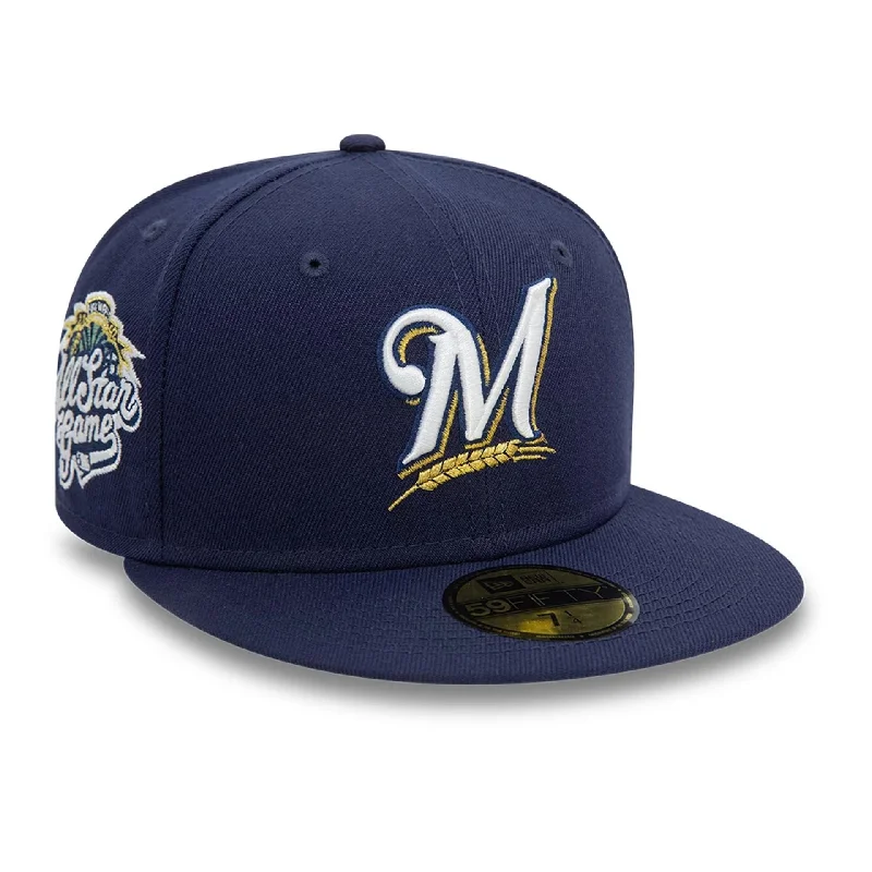 Milwaukee Brewers MLB Blue Lagoon Navy 59FIFTY Fitted Cap