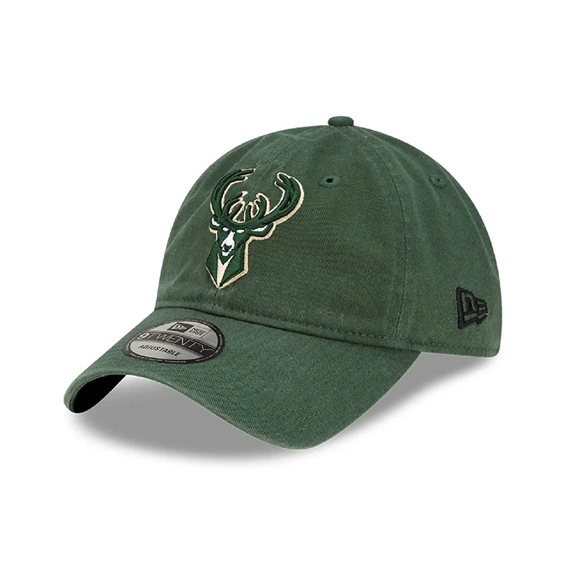 Milwaukee Bucks NBA Core Classic Dark Green 9TWENTY Adjustable Cap