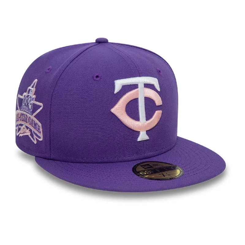 Minnesota Twins MLB Purple Success Purple 59FIFTY Fitted Cap