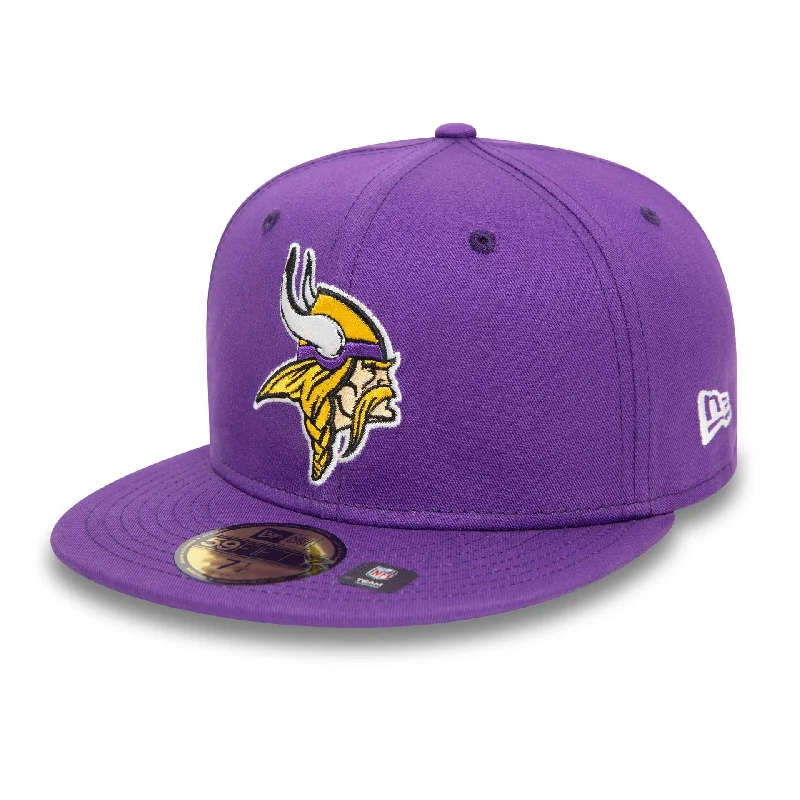 Minnesota Vikings NFL Official Team Colours Purple 59FIFTY Fitted Cap