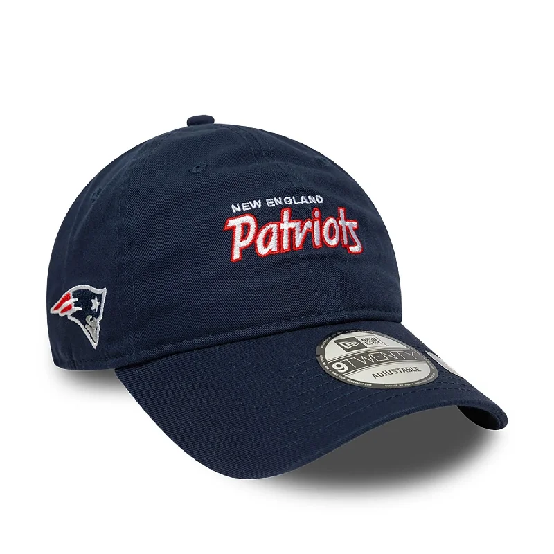 New England Patriots NFL International Series Games 2024 Dark Blue 9TWENTY Adjustable Cap