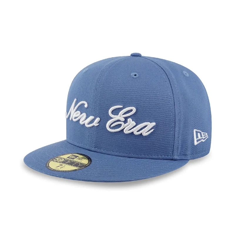 New Era Basic Faded Blue 59FIFTY Fitted Cap