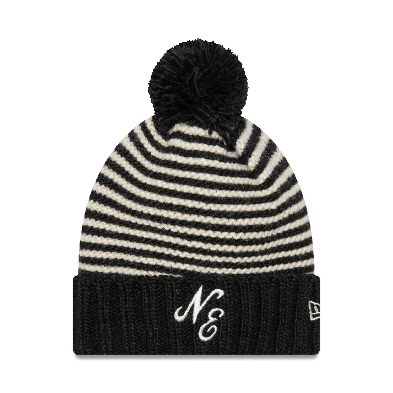 New Era Black Jake Knit Beanie Hat